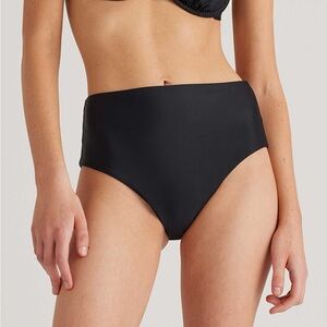 Black High-Waisted Italian Bikini Bottom